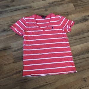 Ralph Lauren Sport vneck shirt size Large